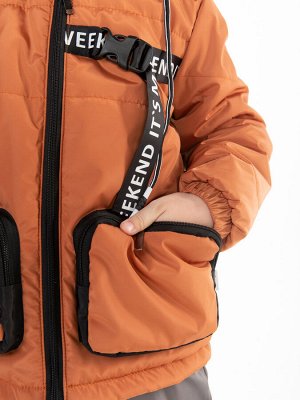 М 101008/2 (коричневый) Куртка для мальчика