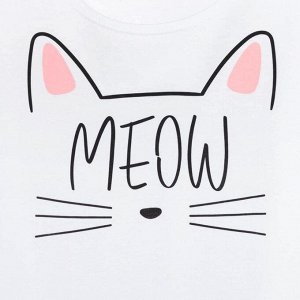 Пижама женская (футболка, шорты) KAFTAN Meow