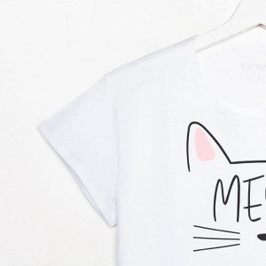Пижама женская (футболка, шорты) KAFTAN Meow