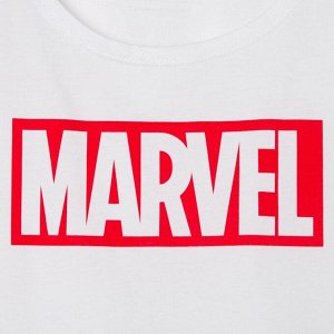 Футболка, укороченная, «Marvel», Мстители, цвет, белый