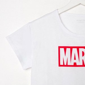 СИМА-ЛЕНД Футболка укороченная «Marvel» Мстители, цвет белый