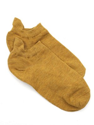 Короткие носки р.35-40 "Soft" Горчичные