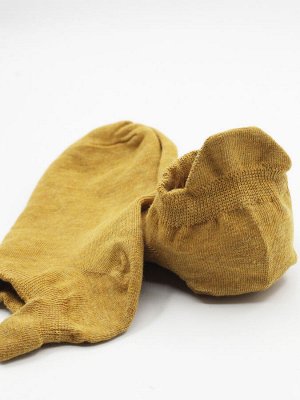 Короткие носки р.35-40 "Soft" Горчичные