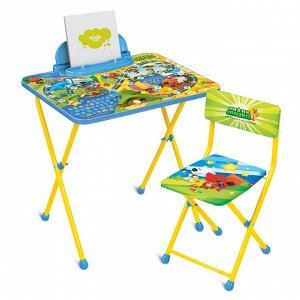 Комплект детской мебели, (стол + стул), с игрой, МИ-МИ-МИШКИ