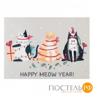 Салфетка на стол Meow Year ПВХ, 40х29 см