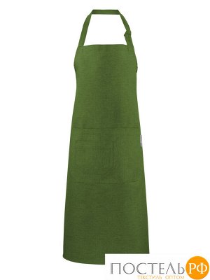 Фжр-ЗЕЛ-70-90 Фартук кухонный универсальный рогожка цвет: Зеленый 70х90 см