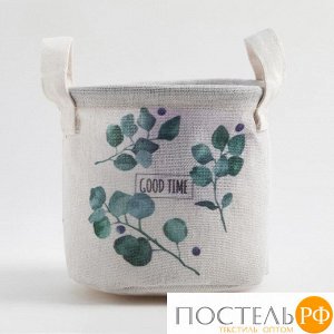 Текстильная корзинка Этель Eucalyptus, 14х12 см