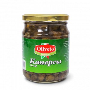 Каперсы в уксусе, Oliveto, 580мл