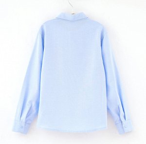 Сорочка дм Стильная светло-голубая рубашка для мальчика. Комфортная модель с застежкой на кнопки декорирована тематической цифровой печатью.
Осн.ткань: сорочечная 55% хлопок 45% пэ
