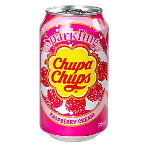 напиток Chupa Chups Raspberry cream 345 мл ж/б 1/24
