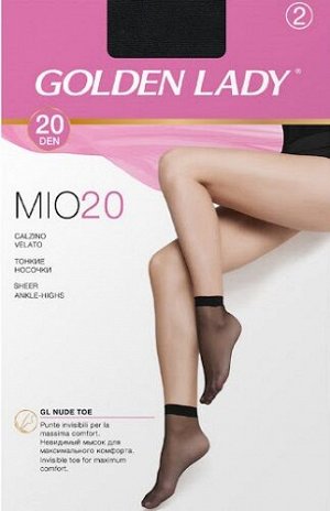 Носки носки Mio 20 (2 пары) (Golden Lady)/24/240/