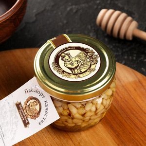 Цветочный мёд с кедровым орехом «Горшочек», 180 г