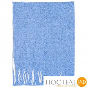702-1509 полотенце 70*40 см, 380 г/м2, м/х, голубой кор=80 шт
