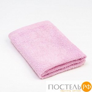Полотенце махровое Экономь и Я 30х30 см, розовый, 100% хл (отгружается по 6 шт.)