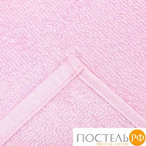 Полотенце махровое Экономь и Я 30х30 см, розовый, 100% хл (отгружается по 6 шт.)
