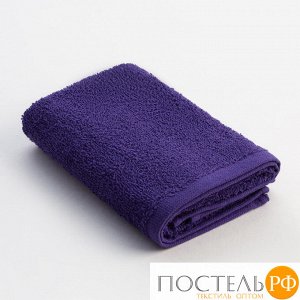 Полотенце махровое Экономь и Я 30х60 см, цв. фиолетовый, 340 г/м?