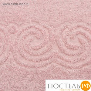 Полотенце махровое LoveLife «Border» 50х90, цвет светло-розовый