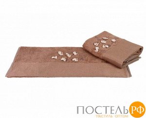 H0001028/коричневый Махровое полотенце 50x90 "BEYRA", коричневый, 60% Бамбук, 40% Хлопок
