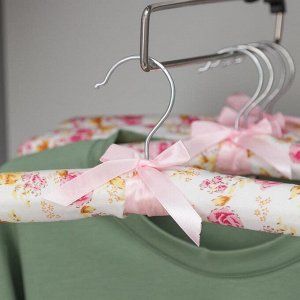 Плечики для одежды мягкие «Розочки», размер 44-46, цвет МИКС
