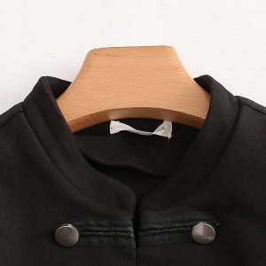 Женский пиджак в гусарском стиле, цвет черный