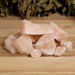 Добропаровъ Колотая розовая гималайская соль, 50-120 мм, ведро 2,5 кг