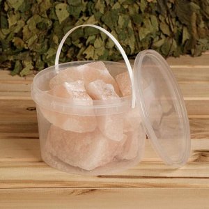 Добропаровъ Колотая розовая гималайская соль, 50-120 мм, ведро 2,5 кг