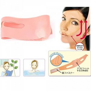 Эластичная силиконовая маска (бандаж) для подтяжки лица