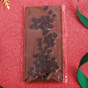 Шоколад молочный «Пусть новый год приносит», с черникой, скретч слой с предсказанием, 85 г.