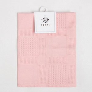 Полотенце "Этель" Natural series 40х60 см, цв.розовый, 100% хл