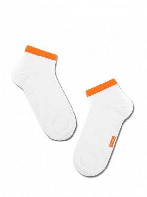 Носки Белый-оранжевый