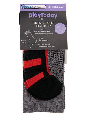 PLAYTODAY Носки серый,красный,черный