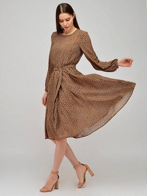 Платье коричневый