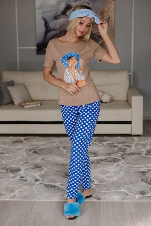 Пижама Ткань: Кулирка (100% хлопок)
Цвет: Васильковый/Бежевый
Год: 2021
Страна: Россия