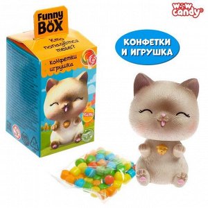 Funny box с конфетами «Котики», МИКС