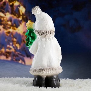 Фигура "Дед мороз с елочкой" 40х15см