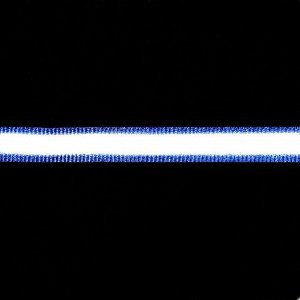 Светоотражающая лента стропа, 10 мм, 5 ± 1 м, цвет тёмно-синий