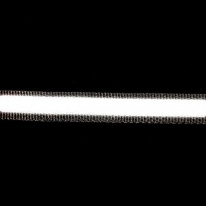 Светоотражающая лента стропа, 10 мм, 5 ± 1 м, цвет чёрный