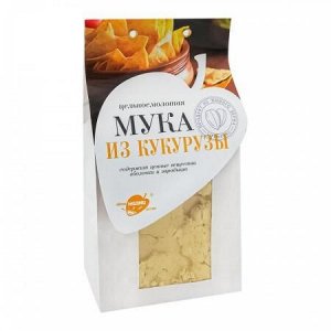 Кукурузная мука цельносмолотая, 500 гр  (СРОК до 10/09/25)