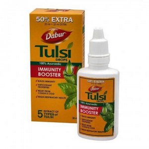 Усилитель иммунитета Tulsi drops Dabur 30мл