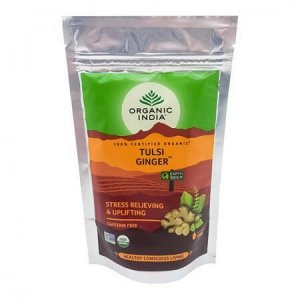 ORGANIC INDIA Чай травяной Тулси с имбирём | Tulsi Ginger 100г