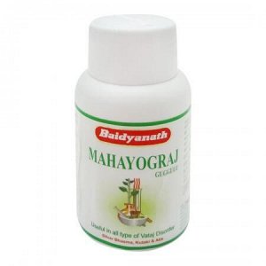 Махайогарадж Гуггулу против мышечных и суставных болей Baidyanath 40 таб