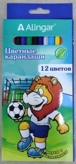 Карандаши 12цв &quot;Ассорти&quot; AL 4389 AL4393/92/91/87/mix-12 Alingar {Китай}