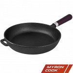 Сковорода чугунная глубокая 26см TM MY REAL IRON COOK