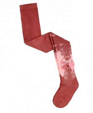 Махровые розовые колготки для девочки Цвет: гр.розовый