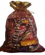Сладкий набор шоколадных батончиков &quot;Новогодний мешок&quot; 750 г