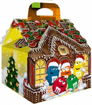 M&M's and Friends (387г) Домик Новогодний подарочный набор