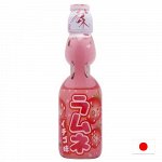 Ramune Strawberry 200ml - Взрывающаяся газировка Рамунэ клубника