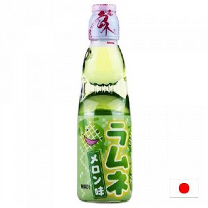 Ramune Melon 200ml - Взрывающаяся газировка Рамунэ дыня