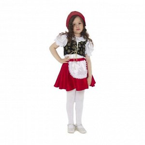 Карнавальный костюм «Красная Шапочка», текстиль, размер 38, рост 146 см