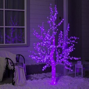 Светодиодное дерево «Акриловое» 1.8 м, 768 LED, постоянное свечение, 220 В, свечение мульти (RGB)